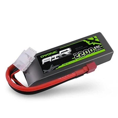 Imagen de OVONIC Batería Lipo 3s 11.1V 2200mAh 50C con Deans T Conector para RC Evader Bx Car Truck Truggy Airplane UAV Drone FPV