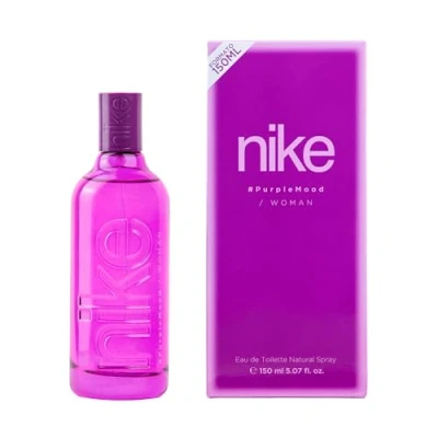 Imagen de NIKE Purple Mood, Colonia Mujer, 150 ml, Perfume Formato Spray, Eau de Toilette Natural y Femenina, Aroma Floral Gourmand, Fragancia Fresca, Dulce Larga Duración