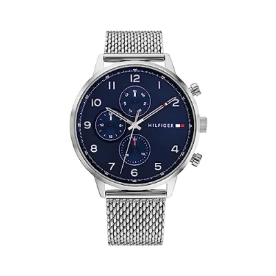 Imagen de Tommy Hilfiger Sport Cronógrafo silber blau silber, Hombre, Talla: One Size,