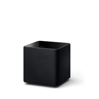 Imagen de KEF Kube 8 MIE Subwoofer (Negro) Amplificador de Clase D 300 W RMS Pedal para bajo Pulgadas Algoritmo Inteligente iBX Música Home Cinema Gaming