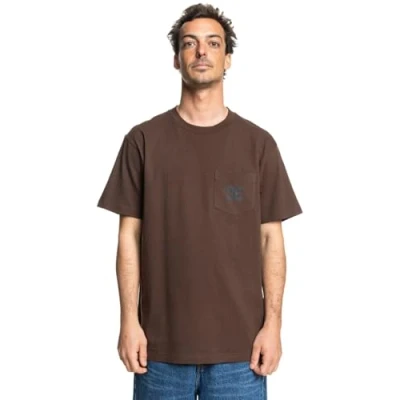 Imagen de DC Shoes STAR Pocket HSS Camiseta básica, Hombre, Talla: Medium, Ctl coffee bean