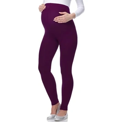 Imagen de Be Mammy Leggins Premamá Largos Embarazo Lactancia 02(Ciruela, S)