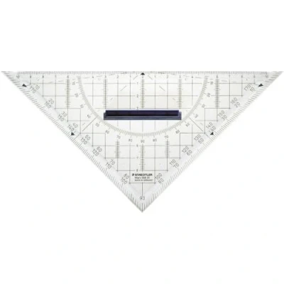 Imagen de Staedtler Mars 568 35. Triángulo de geometría, 22 cm, plexiglás transparente