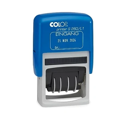 Imagen de COLOP 105630 Sello de fecha Printer S260 Entrada Impresión Azul