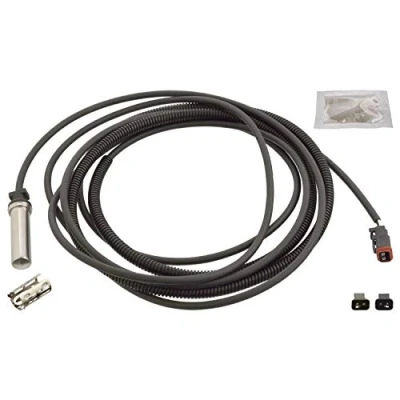 Imagen de FEBI BILSTEIN 46550 Sensor de ABS Eje delantero, izquierda, derecha con casquillo, grasa 1150 4260 4355