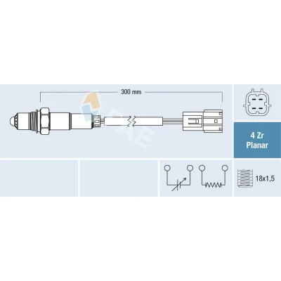 Imagen de Sonda lambda FAE 77452