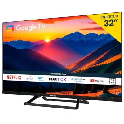 Imagen de Infiniton TV LED 32 Pulgadas INTV A32G24 HD Smart DVB T2 &amp; S2 WiFi USB Grabador (32 Pulgadas)