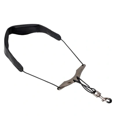 Imagen de Protec LC310M Correa para saxofón de cuero, 56 cm, color negro