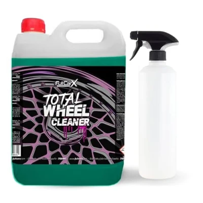 Imagen de FULLCARX Total Wheel Cleaner 5 Litros Limpia Llantas y Neumáticos Coche, Potente Eficaz Alta Sustancia Activa, Limpiador Desengrasante Acabado Coating Brillo, Producto Limpieza Detailing Profesional