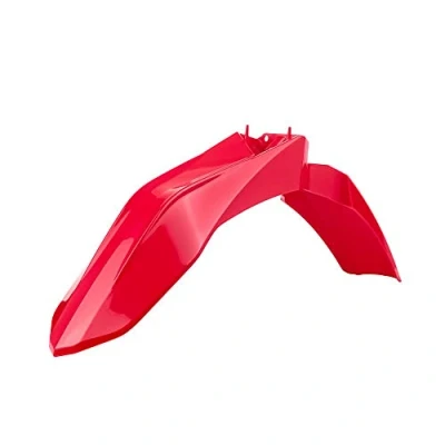 Imagen de POLISPORT 8684700004 Guardabarros delantero réplica OEM fabricado en plástico brillante duradero y resistente compatible con motocicletas GAS color rojo