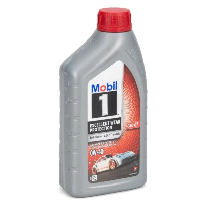 Imagen de Mobil 1 C40 GT 0W 40 1L Aceite de motor 157842 MERCEDES BENZ: Clase C Sedán, E OPEL: Corsa D Hatchback, Astra H Hatchback
