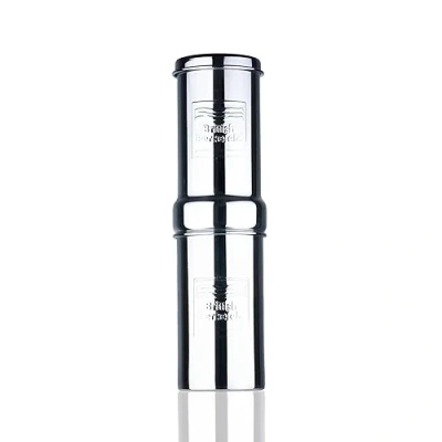 Imagen de British Berkefeld sistema de filtro agua por gravedad: compacto acero inoxidable 1 litro con cartucho cerámica Ultra Sterasyl certificado Doulton NSF