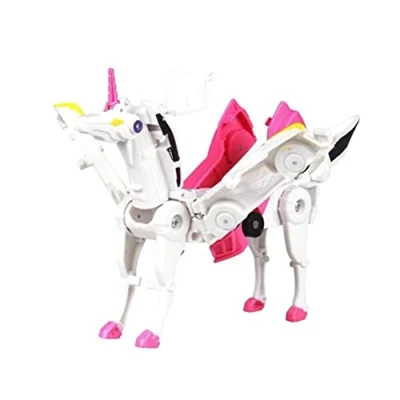 Imagen de Ysoom Unicornio Robot, Transformación Coche Robot Juguete Regalo Niños, Deformación de colisión Combinado Figura Acción
