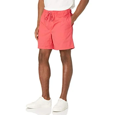 Imagen de Amazon Essentials Pantalones Cortos de 15 cm con Cordón Ajustable Hombre, Rosa Coral, L