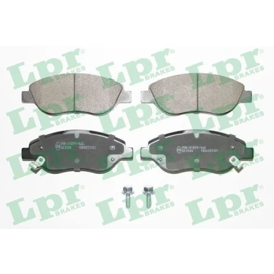 Imagen de LPR 05P2001 Juego de pastillas freno con tornillos FIAT: Tipo Familiar, Hatchback, Berlina