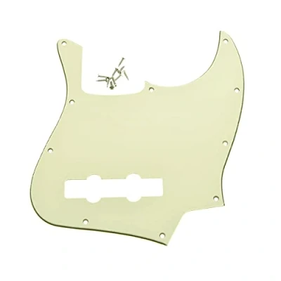 Imagen de Dopro Golpeador Jazz Bass J para bajo de 4 cuerdas FD blanco envejecido 3 capas