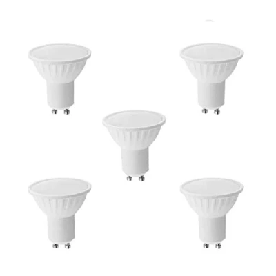 Imagen de Tecnolux Euro Bombilla LED 9W GU10, Luz Fría 6400K,(Pack5)