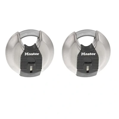 Imagen de Master Lock Candado de disco M40XTCCSEN acero, con llave igual