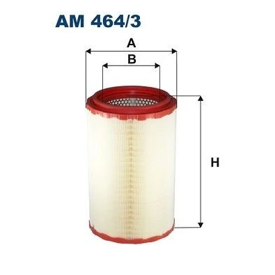 Imagen de FILTRON AM 464/3 Filtro de aire 391 247 Cartucho filtrante DAF: LF 45, 55