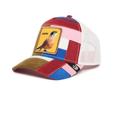 Imagen de Goorin Bros Right Side of The Bed Cheery Bird Patchwork Adjustable Trucker Cap