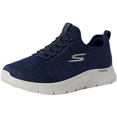 Imagen de Skechers 216484 Nvbl, Zapatillas Hombre, Ribete Azul Marino Textil, 45.5 EU