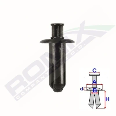 Imagen de Elementos de montaje la motocicleta ROMIX ROM C70477