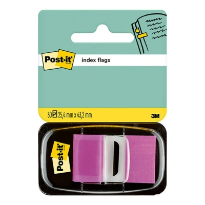Imagen de Post it Index Marcadores, Medio, Morado, 25.4 mm x 43.2 mm, 50 Marcadores/Dispensador, 1 Dispensador/Paquete
