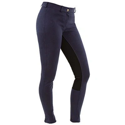 Imagen de Covalliero Reithose Economic Pantalones de equitación, Mujeres, Azul Azul, 38
