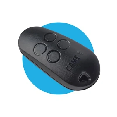Imagen de CAME TOP Mando a distancia de cuatro canales para puertas, Código fijo, 433,92 MHz, Función Teach, Alta compatibilidad cod. 310