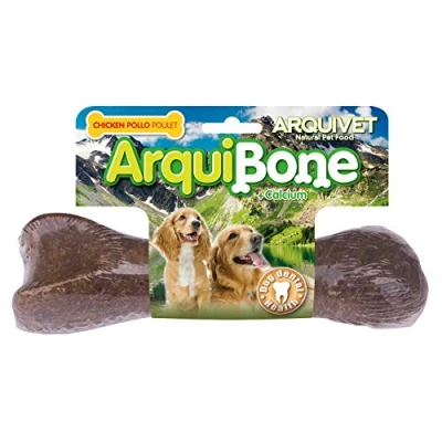 Imagen de ARQUIVET Arquibone Pollo 20 cm 265 g Hueso Grande para Perros Snack Natural Masticar Alimento complementario