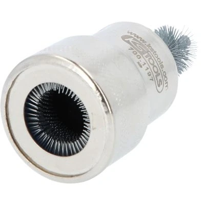 Imagen de KS TOOLS 700.1197 Cepillo alambre, limpieza bornes batería 120 Cubierta de plástico norauto, oscaro, mister auto
