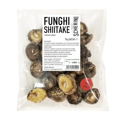 Imagen de Scherini Valtellina Lentinula edodes Shiitake deshidratado 70g