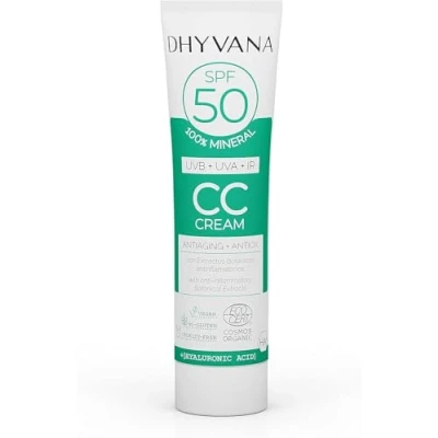 Imagen de Dhyvana Protector Solar Facial Spf50 CC Cream