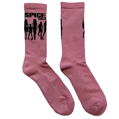 Imagen de Spice Girls Calcetines Silueta para Adultos Unisex (40,5 EU, 45,5 EU) (Rosa)