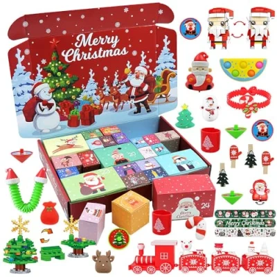 Imagen de ANNSMA Calendario Adviento 2024, Juguetes Niños, Advent Calendar Navidad, Cuenta atrás Regalos para Niños Niñas
