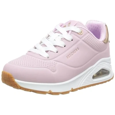 Imagen de Skechers Uno Gen1 Shimmer Away, Zapatos deportivos Niñas, Pink Synthetic/Pink Trim, 28 EU