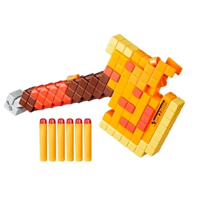 Imagen de Nerf Minecraft Firebrand Hacha lanzadardos