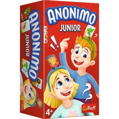 Imagen de Trefl Anónimo Junior Juego Social, Familiar, de Fiesta para Adivinar Quién Eres, Adivinación Palabras, Cartas con Imágenes en Equipo