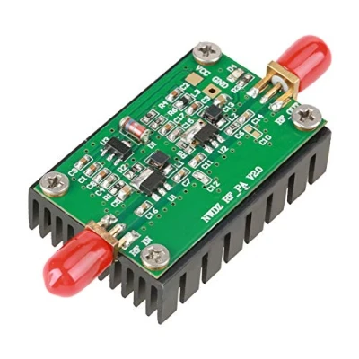 Imagen de Akozon Amplificador de potencia RF 2MHz 700MHZ 3W HF VHF UHF Transmisor FM WideBand bajo ruido alta ganancia para radio