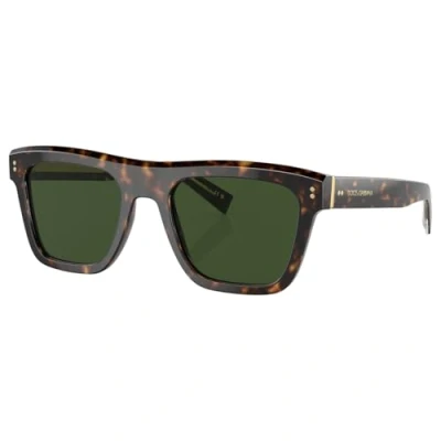 Imagen de Dolce&amp;Gabbana Unisex Gafas de sol, Talla: 52, Havana/dark green
