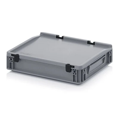 Imagen de Euro de cajas Box 40 x 30 9 cm tapa con bisagras, incluye ZOLLSTOCK &quot;