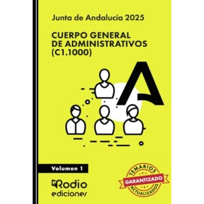 Imagen de Cuerpo General de Administrativos (C1.1000). Junta Andalucía 2025. Volumen 1