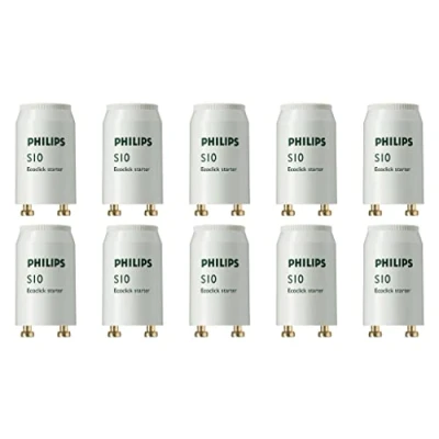 Imagen de Philips Ecoclick Set de 10 motores arranque rápido para lámpara fluorescente 4 65 W
