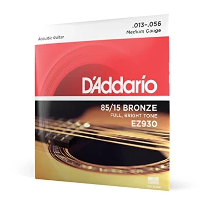 Imagen de D&#039;Addario cuerdas guitarra Acustica, de Guitarra, EZ930 Juego para acústica bronce, Medio, 013&#039; 056&#039;