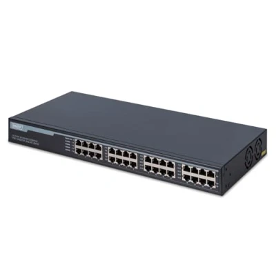 Imagen de Inyector DIGITUS PoE + 16 puertos IEEE802.3at Gigabit Ethernet Rack de 19 pulgadas 250 vatios en total hasta 30 / puerto