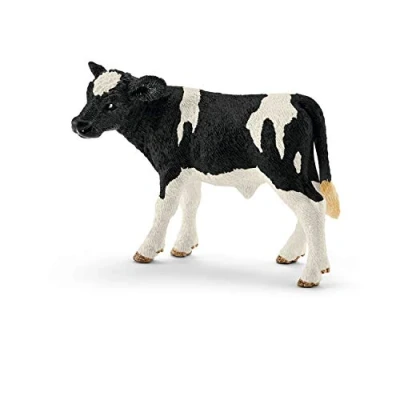 Imagen de Schleich Figura ternero frisón de manchas negras (13798)