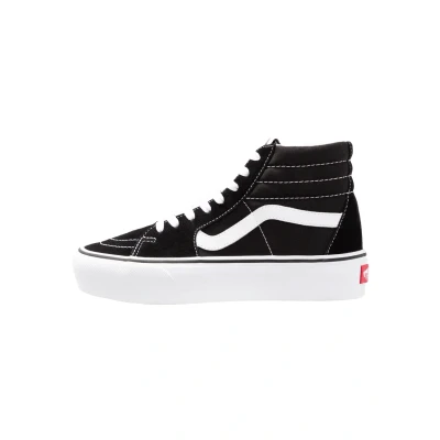 Imagen de Vans UA SK8HI Platform 2.0 Zapatillas altas, Mujer, Talla: 40, Black/true white Piel/tela