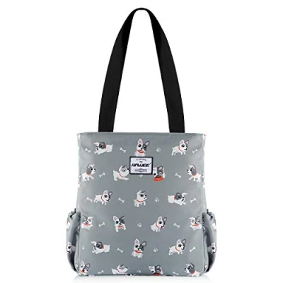 Imagen de HAWEE Moda Mujer Bolsa de Hombro con Cremallera Ligera Bolso Totalizador Multicolor Bandolera Grande Compras Impermeable Mano para Trabajo Yoga Playa Vida Diaria Escuela