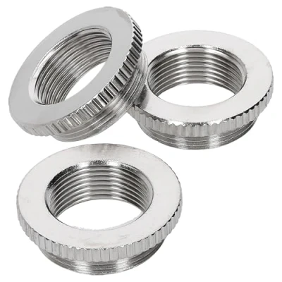 Imagen de Kalitec D6732253 Reducción moleteada de latón M32/M25, 3 unidades, reductor rosca, rosca interior M25, exterior I M32, IP68