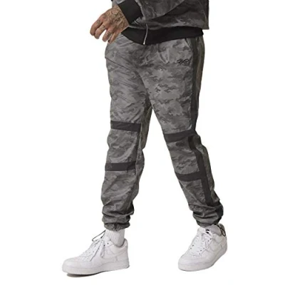 Imagen de Project X Paris Pantalón de deporte (dos materiales, reflectante, diseño camuflaje Negro S